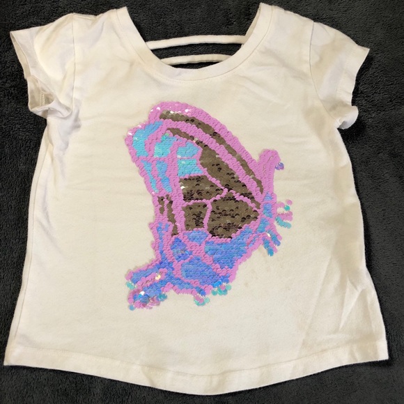 Place Other - Place• Color Changing Sequin Butterfly Short Sleeve
